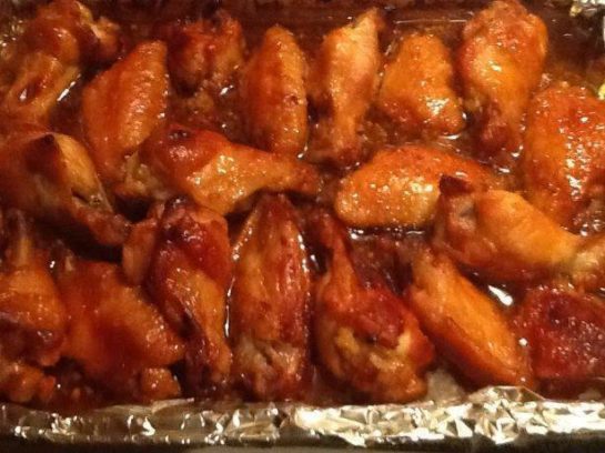 Caramelized Baked Chicken Legs/Wings - 07Recipes