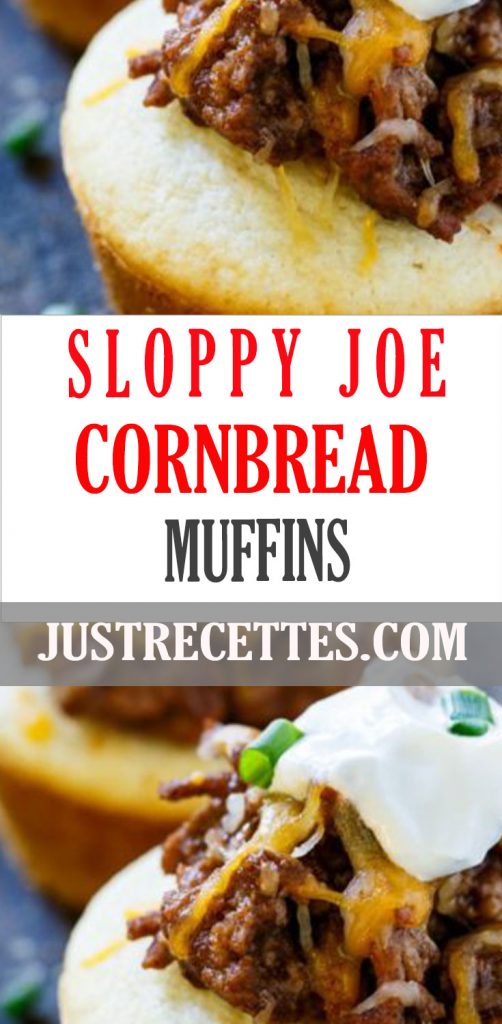 Sloppy Joe Cornbread Muffins 2