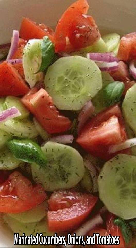Marinated Cucumbers, Onions, and Tomatoes 3