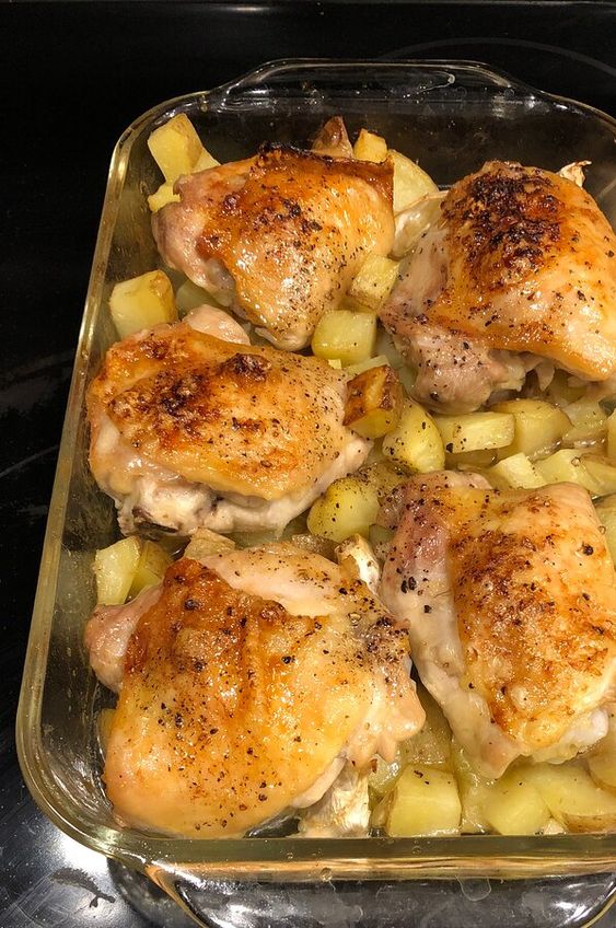 Garlic Roasted Chicken and Potatoes 47