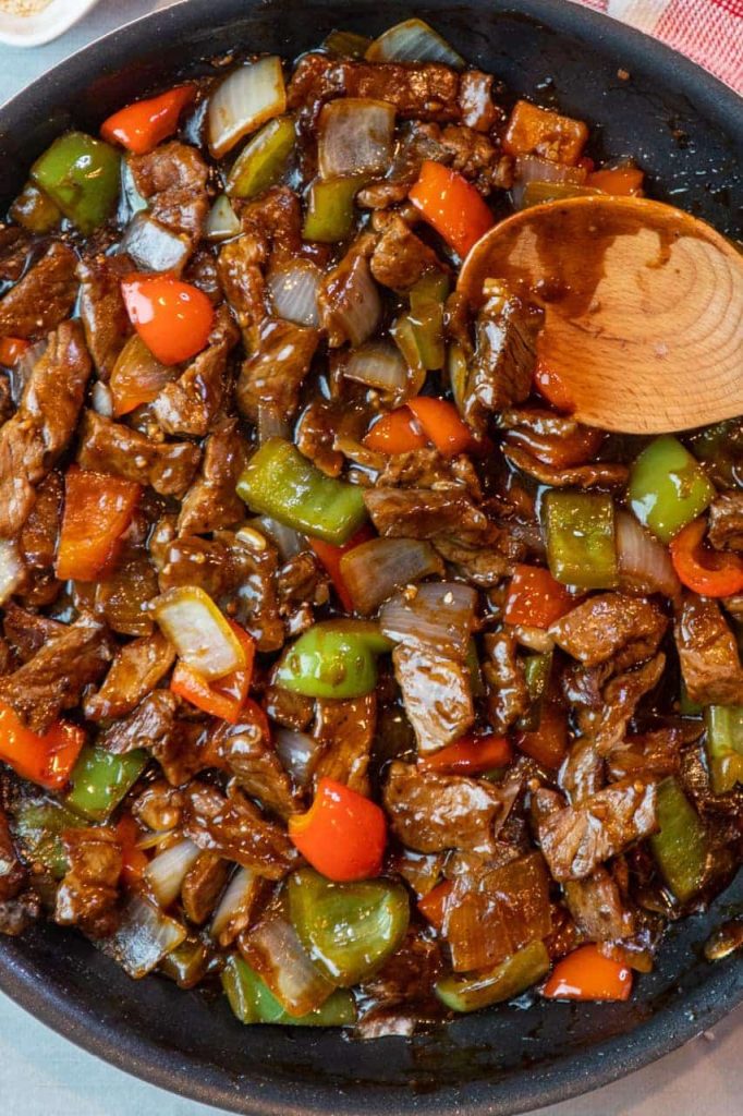 Chinese Pepper Steak with Onions 45