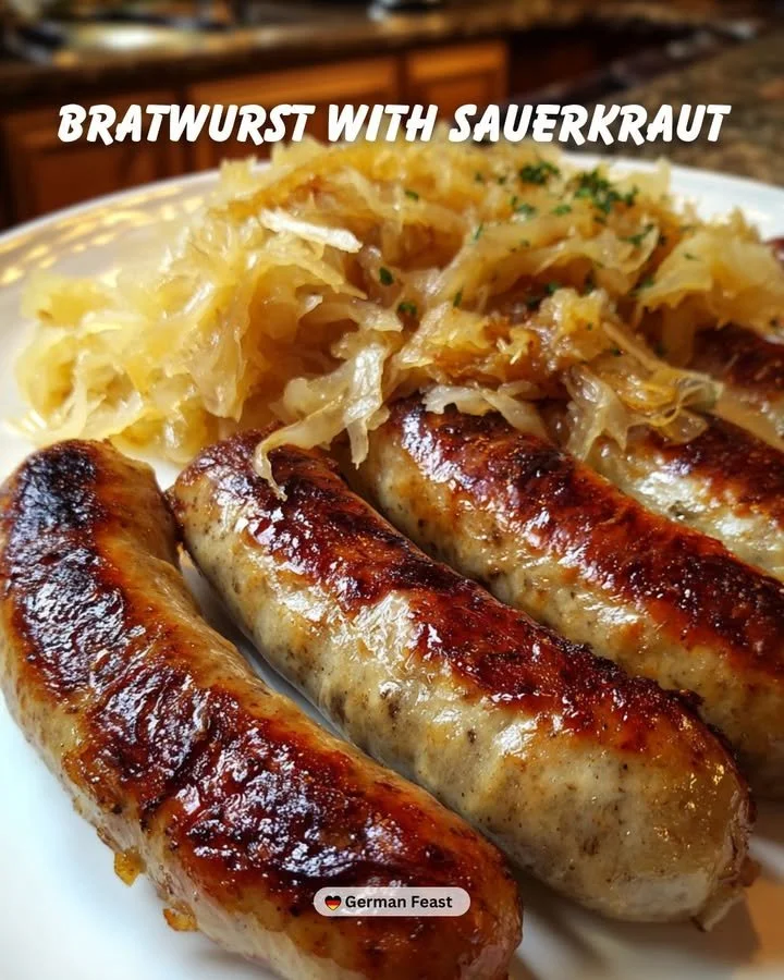 Bratwurst with Sauerkraut